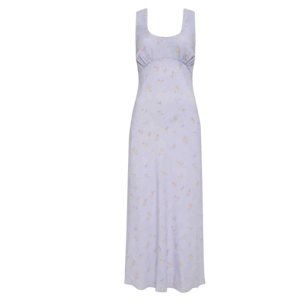RUMORED North Country Midi Dress Forget-Me-Not Size Large